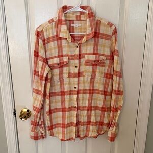 O'Neill Orange and Yellow Flannel